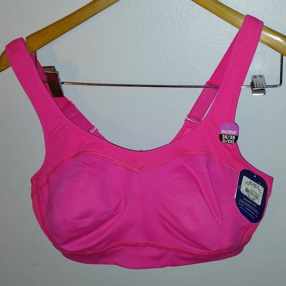 Champion Vibrant Pink Maximum Support Sports Bra